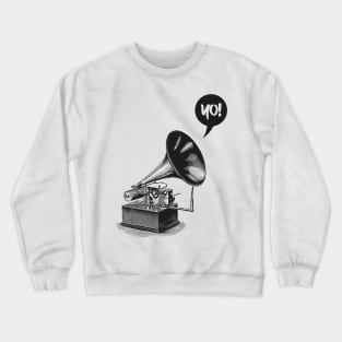 Hip-Hop Gramophone Crewneck Sweatshirt